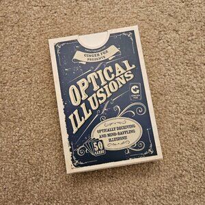 2014 Optical Illusions‎ 50 Card Game Set by Ginger Fox - NEW